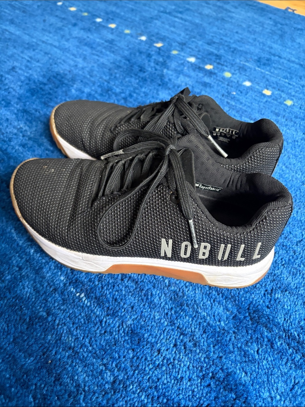 NOBULL Women’s Black Sneakers with Gum and White Sole